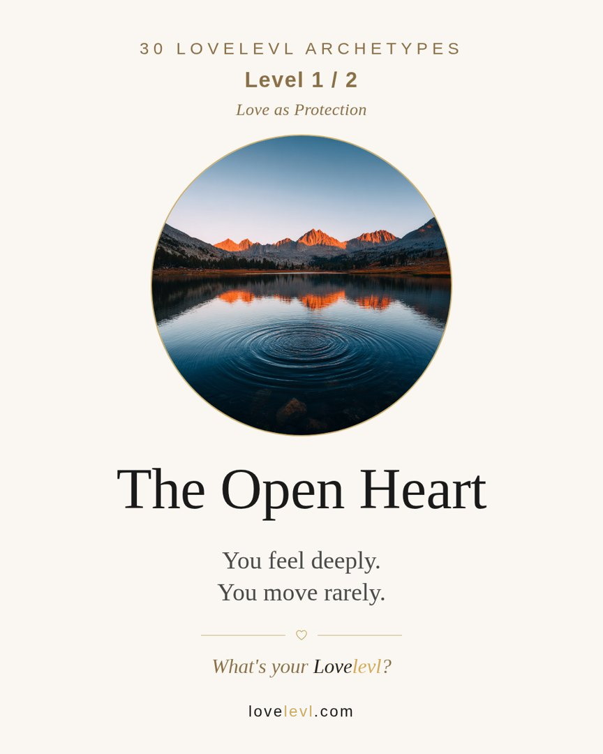 The Open Heart archetype card