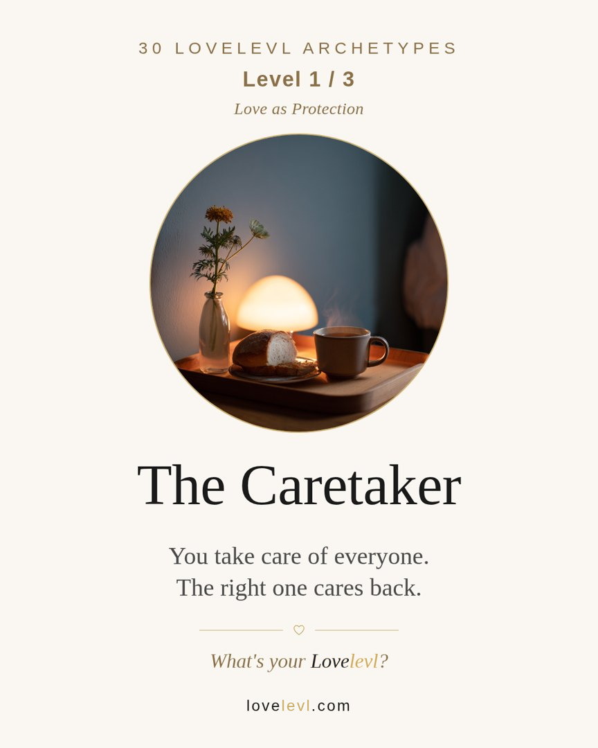 The Caretaker archetype card